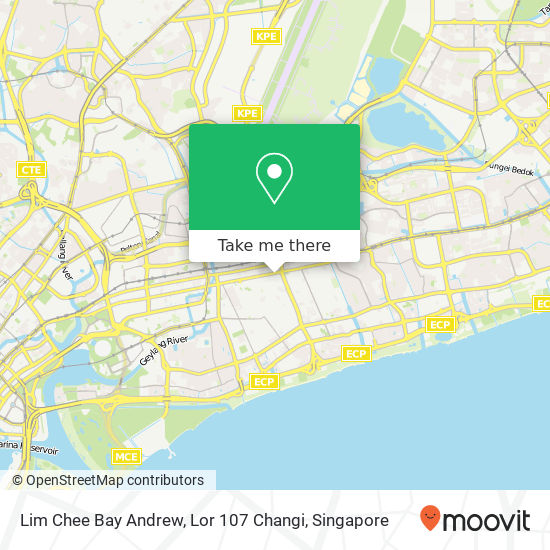 Lim Chee Bay Andrew, Lor 107 Changi地图