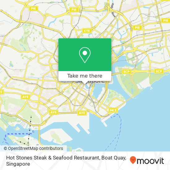 Hot Stones Steak & Seafood Restaurant, Boat Quay地图