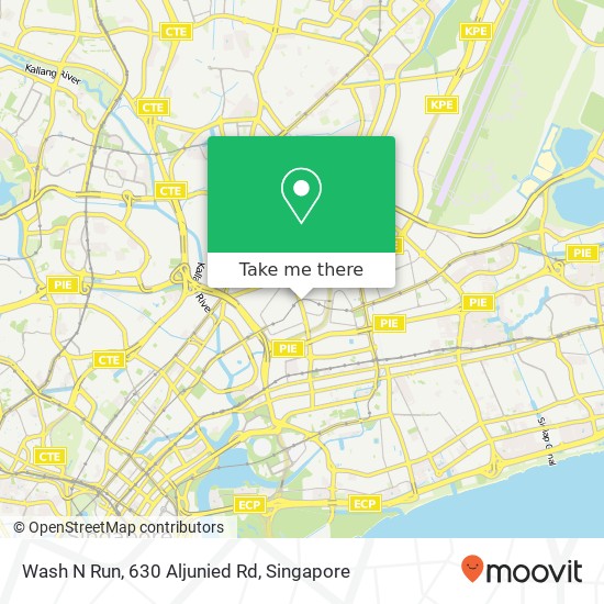 Wash N Run, 630 Aljunied Rd地图