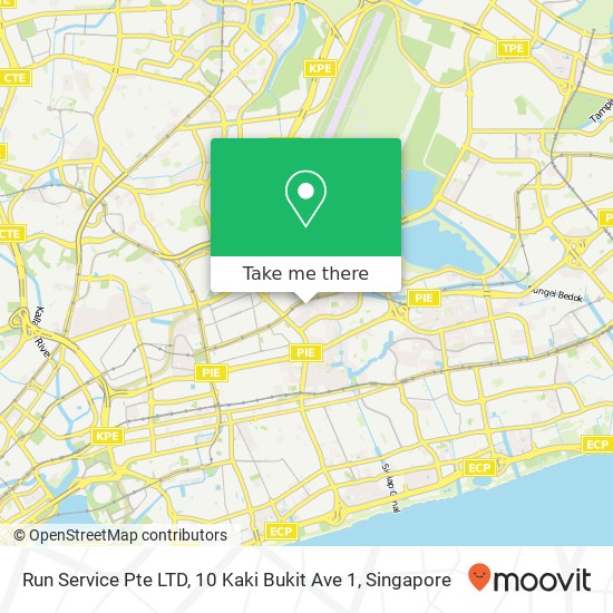 Run Service Pte LTD, 10 Kaki Bukit Ave 1 map