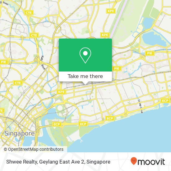 Shwee Realty, Geylang East Ave 2地图