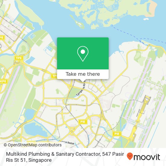 Multikind Plumbing & Sanitary Contractor, 547 Pasir Ris St 51地图