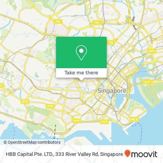 HBB Capital Pte. LTD., 333 River Valley Rd地图