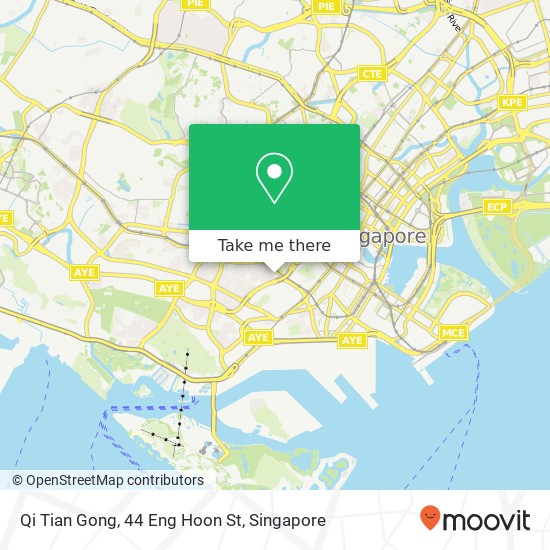 Qi Tian Gong, 44 Eng Hoon St map