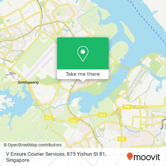 V Ensure Courier Services, 875 Yishun St 81 map