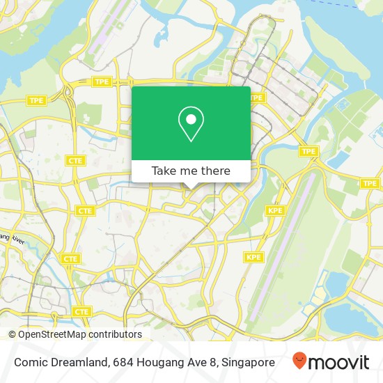 Comic Dreamland, 684 Hougang Ave 8 map