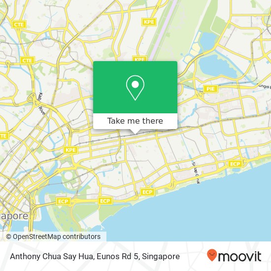 Anthony Chua Say Hua, Eunos Rd 5 map