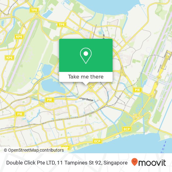 Double Click Pte LTD, 11 Tampines St 92 map