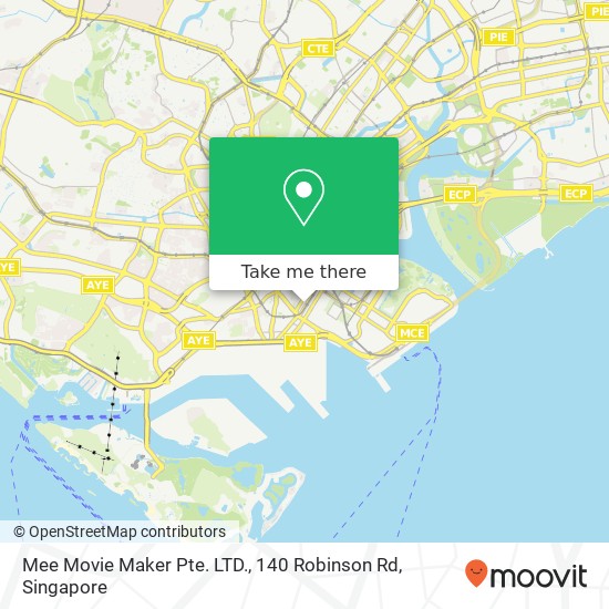 Mee Movie Maker Pte. LTD., 140 Robinson Rd map