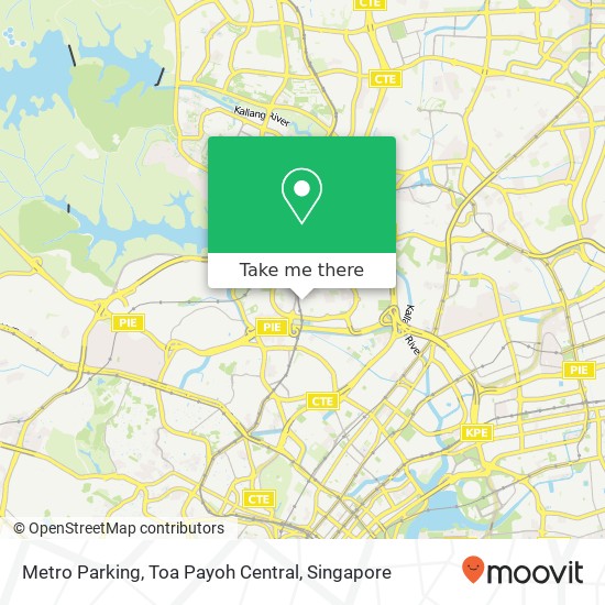 Metro Parking, Toa Payoh Central map