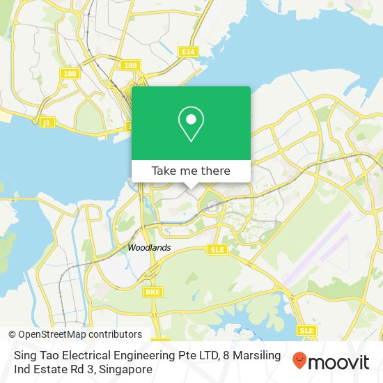 Sing Tao Electrical Engineering Pte LTD, 8 Marsiling Ind Estate Rd 3地图