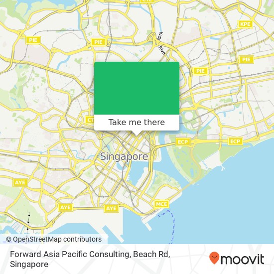 Forward Asia Pacific Consulting, Beach Rd map