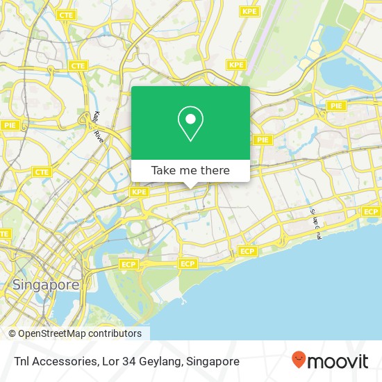 Tnl Accessories, Lor 34 Geylang map