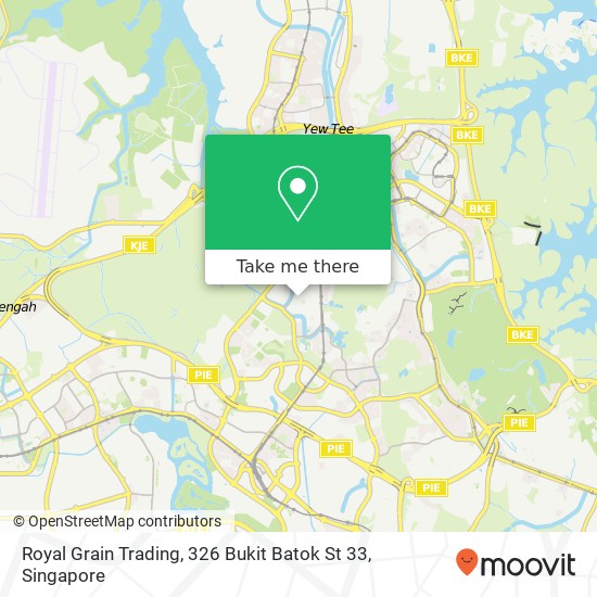 Royal Grain Trading, 326 Bukit Batok St 33 map