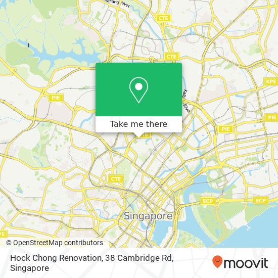 Hock Chong Renovation, 38 Cambridge Rd map