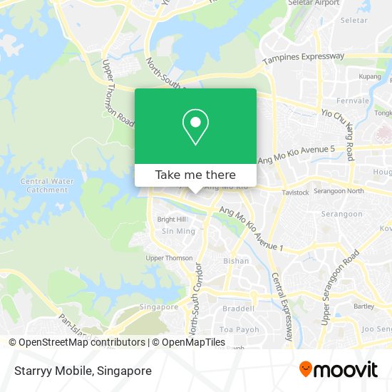 Starryy Mobile map
