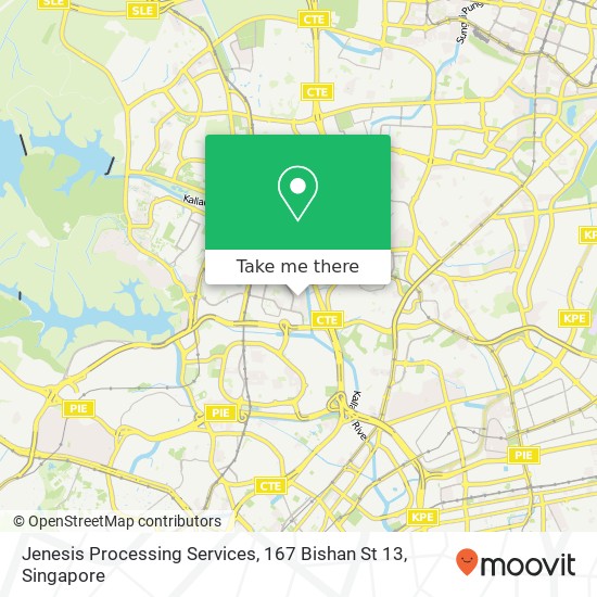 Jenesis Processing Services, 167 Bishan St 13 map