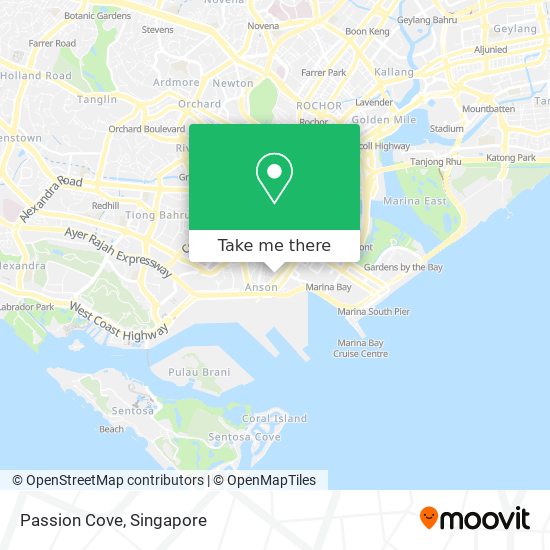 Passion Cove map