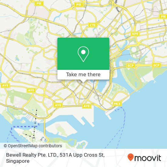 Bewell Realty Pte. LTD., 531A Upp Cross St map