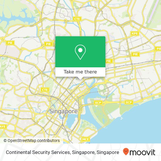 Continental Security Services, Singapore map