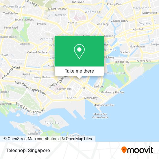 Teleshop map