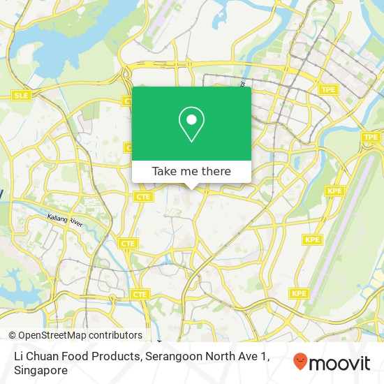 Li Chuan Food Products, Serangoon North Ave 1 map