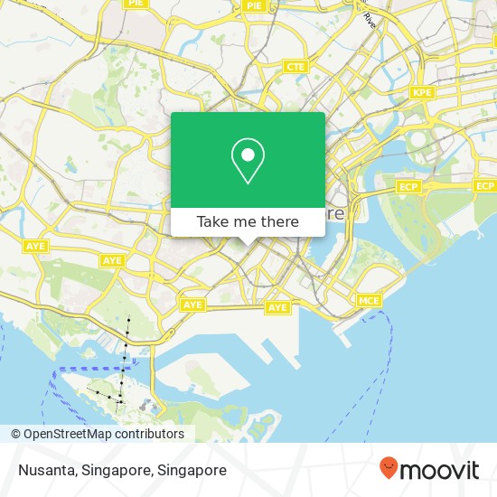 Nusanta, Singapore map