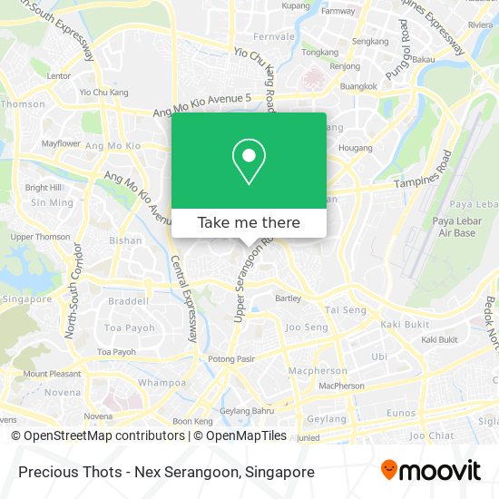 Precious Thots - Nex Serangoon map