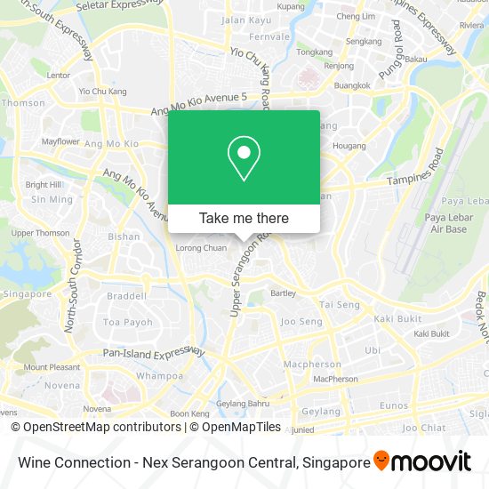 Wine Connection - Nex Serangoon Central地图