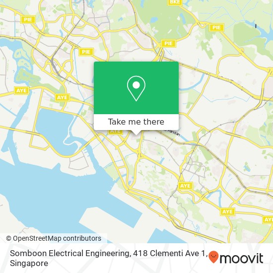 Somboon Electrical Engineering, 418 Clementi Ave 1地图