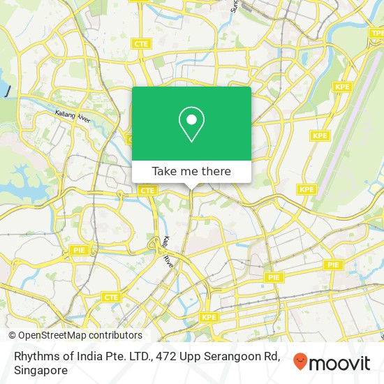 Rhythms of India Pte. LTD., 472 Upp Serangoon Rd map