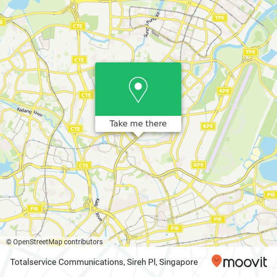 Totalservice Communications, Sireh Pl map