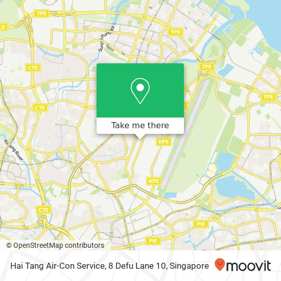 Hai Tang Air-Con Service, 8 Defu Lane 10地图