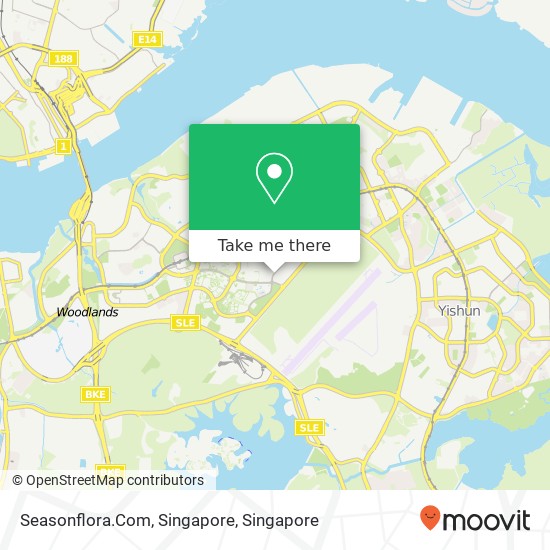 Seasonflora.Com, Singapore map