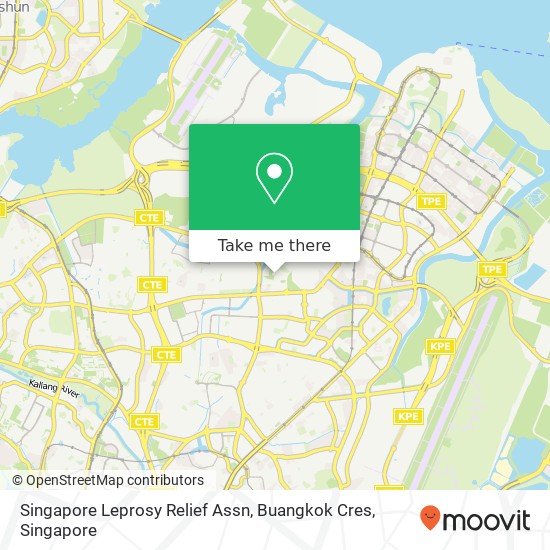 Singapore Leprosy Relief Assn, Buangkok Cres map