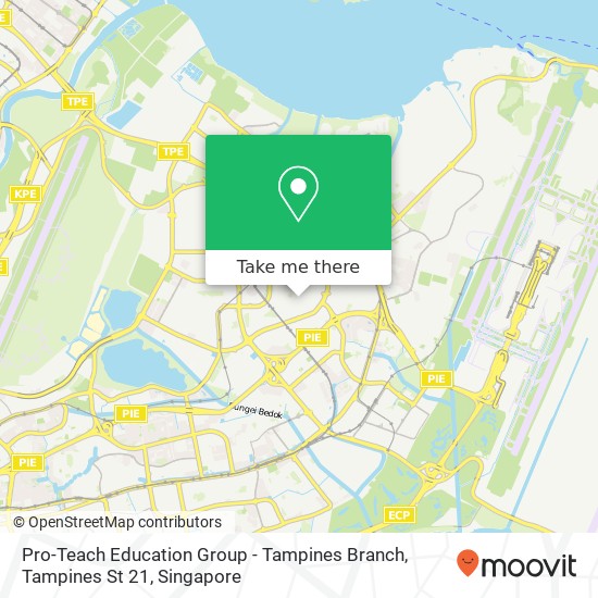 Pro-Teach Education Group - Tampines Branch, Tampines St 21 map