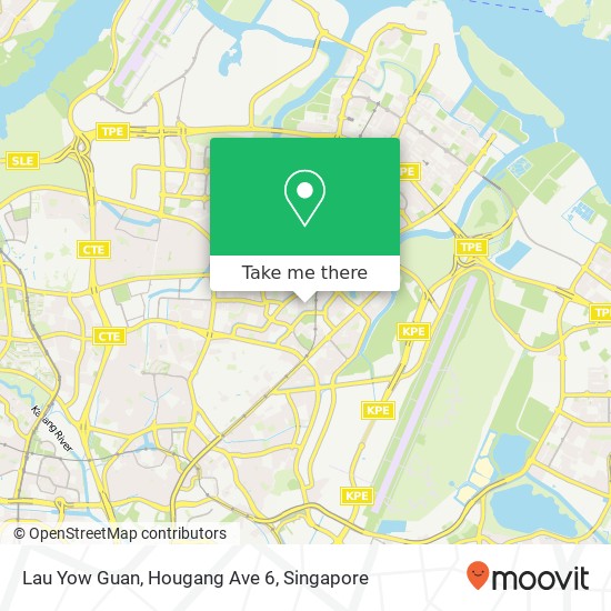 Lau Yow Guan, Hougang Ave 6地图