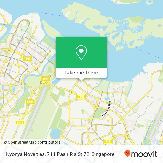 Nyonya Novelties, 711 Pasir Ris St 72地图