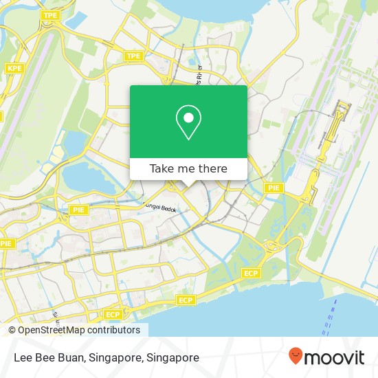 Lee Bee Buan, Singapore map