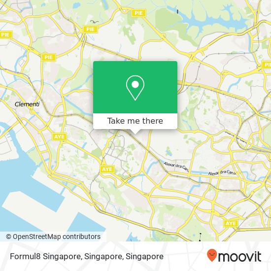 Formul8 Singapore, Singapore map