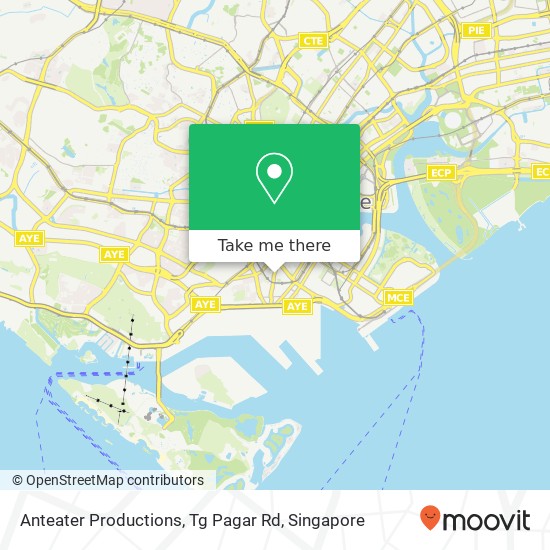 Anteater Productions, Tg Pagar Rd map