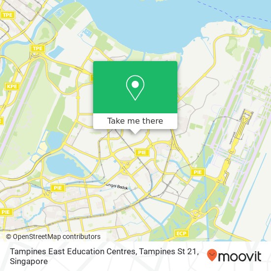 Tampines East Education Centres, Tampines St 21 map