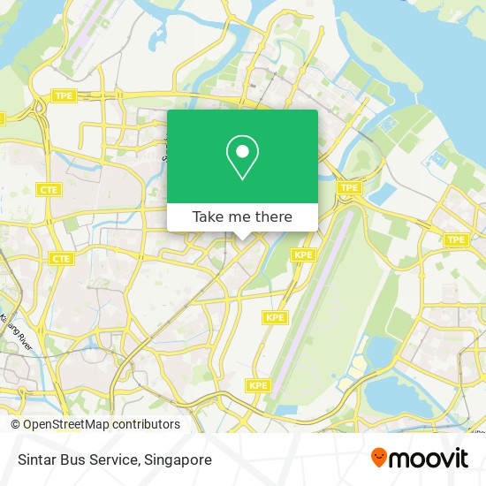 Sintar Bus Service map