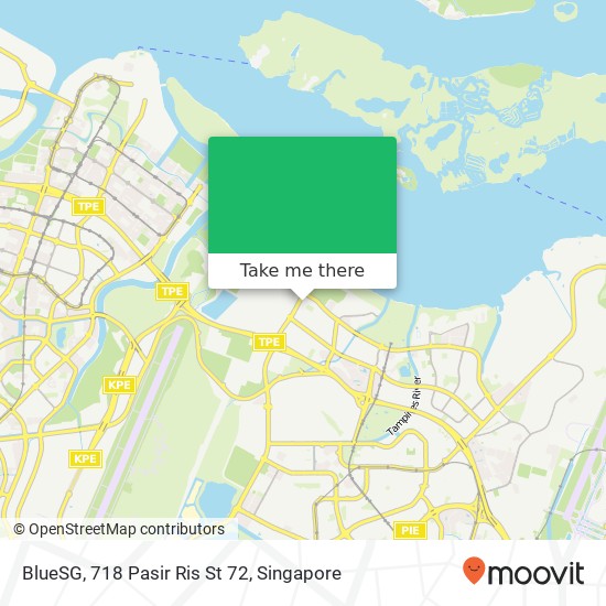 BlueSG, 718 Pasir Ris St 72地图