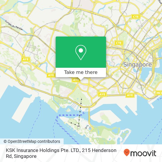 KSK Insurance Holdings Pte. LTD., 215 Henderson Rd map