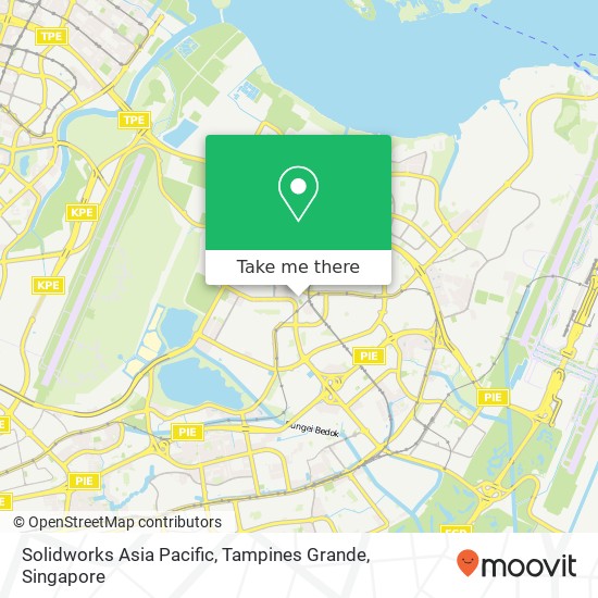 Solidworks Asia Pacific, Tampines Grande map