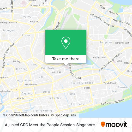 Aljunied GRC Meet-the-People Session map