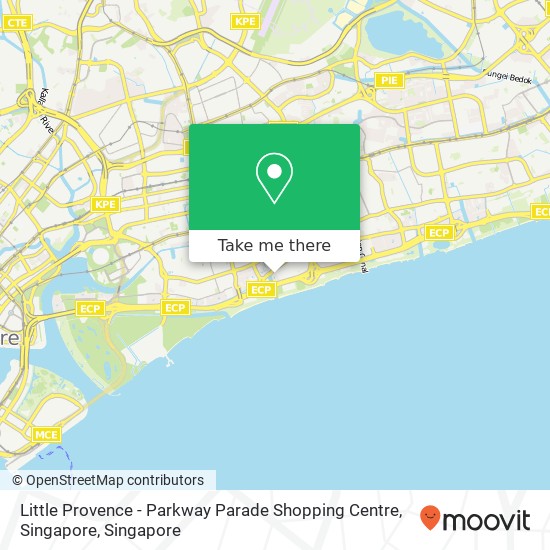 Little Provence - Parkway Parade Shopping Centre, Singapore map