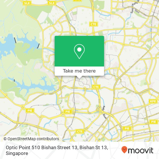 Optic Point 510 Bishan Street 13, Bishan St 13 map