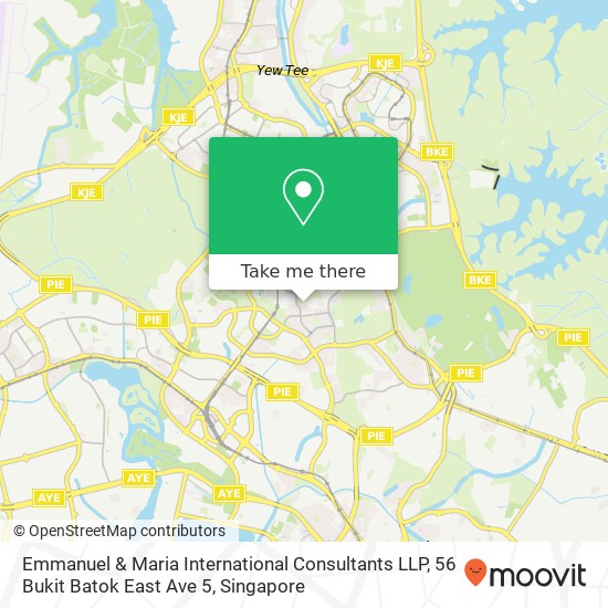 Emmanuel & Maria International Consultants LLP, 56 Bukit Batok East Ave 5 map